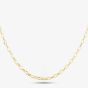 9ct Yellow Gold 16 Inch Oval Belcher Chain HOB100-16
