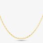 9ct Yellow Gold Rectangle Belcher Chain HOBD-210-9Y