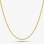 9ct Yellow Gold Rope Necklace HLRP-220-9Y