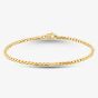 9ct Yellow Gold 7.5 Inch Box Chain Bracelet HRBP-250-9Y-7.5