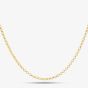 9ct Yellow Gold 16 or 18 Inch Round Belcher Chain HRB080