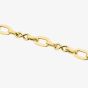 9ct Yellow Gold 7.5 Inch Figaro Chain Bracelet BBE006Y
