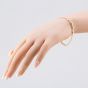 9ct Yellow Gold 7 Inch Multi Open Hearts Chain Bracelet BBE021Y
