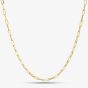 9ct Yellow Gold 18 Inch Oval Link Belcher Chain HPPC-270-9Y-18