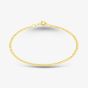 9ct Yellow Gold 18cm Curb Chain Bracelet 1.23.0181