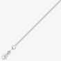9ct White Gold 18-Inch Square Trace Necklace CN755-18