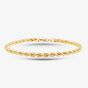 9ct Yellow Gold 7.5 Inch Rope Chain Bracelet 060HVC-7.5