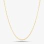 9ct Yellow Gold Fine Prince of Wales Rope Chain G7R