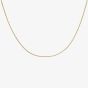 9ct Yellow Gold Diamond Cut Curb Chain 1.13.0033