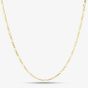 9ct 1.8mm Diamond Cut Figaro 20 Inch chain 1.15.0035