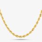 9ct Yellow Gold 18 Inch Rope Chain CUL085-18