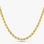 9ct Yellow Gold 20 Inch Rope Chain HLRP-420-9Y-20