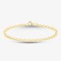 9ct Yellow Gold Round Belcher Chain Bracelet SRBP-350-9Y-7.5