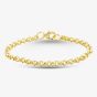 9ct Yellow Gold Round Belcher Chain Bracelet SRBP-410-9Y-7.5