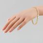 9ct Yellow Gold Flat Curb Chain Bracelet SUFC-580-9Y-8.5