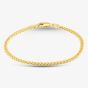 9ct Yellow Gold Mini Curb Chain Bracelet SCCD-375-9Y-7.5