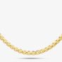 9ct Yellow Gold 18 Inch Diamond Cut Belcher Chain Necklace SQB050-18