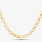 9ct Gold 18 inch Round Belcher Chain Necklace HRB150-18