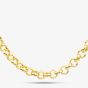 9ct Yellow Gold 18 or 20 Inch Round Belcher Chain HRB130
