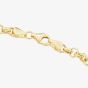 9ct Gold 8.5 inch Belcher Chain Bracelet HRB150-8.5