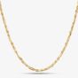 9ct Yellow Gold 18 Inch Figaro Rope Chain SRFC-240-9Y-18