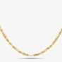 9ct Yellow Gold 18 Inch Figaro Rope Chain SRFC-210-9Y-18