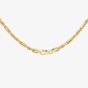 9ct Yellow Gold 18 Inch Figaro Rope Chain SRFC-210-9Y-18