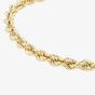 9ct Yellow Gold 7.5 Inch Rope Chain Bracelet HLRP-500-9Y-7.5