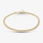 9ct Yellow Gold 8.5 Inch Flat Curb Chain Bracelet HCDC-420-9Y-8.5
