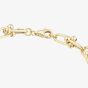 9ct Yellow Gold 7.5 Inch Fancy Ball Bar Chain Bracelet HTLC-600-9Y-7.5