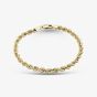 9ct Yellow Gold 7.5 Inch Rope Chain Bracelet HLRP-420-9Y-7.5