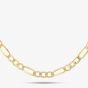 9ct Yellow Gold 20 Inch Hollow Figaro Chain HF080-20