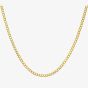 9ct Yellow Gold 18 Inch Curb Chain Necklace UFC100 18~