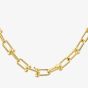  9ct Yellow Gold 18 inch Fancy Ball Chain Necklace HBGT-900-9Y-18