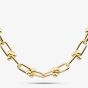 9ct Yellow Gold 18 Inch Fancy Ball Bar Chain HTLC-600-9Y-18