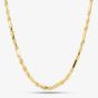 9ct Yellow Gold 18 Inch Rope And Bar Chain SRFC-290-9Y-18