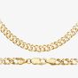 9ct Yellow Gold 20 Inch Flat Curb Chain HGR2D080 20~