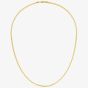 9ct Yellow Gold 26 Inch Spiga Chain FRANCO 80