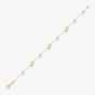 9ct Yellow Gold Polished Square Link Bracelet CA011-07