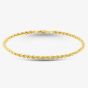 9ct Yellow Gold Rope Chain Bracelet HLRP-320-9Y-8.5