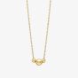 9ct Yellow Gold Trio Ball Necklace GN396