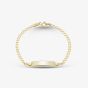 9ct Yellow Gold 6 Inch ID Chain Bracelet SIDB-230-9Y-6