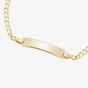 9ct Yellow Gold 6 Inch ID Chain Bracelet SIDB-230-9Y-6