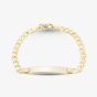9ct Yellow Gold 7.5 Inch ID Curb Chain Bracelet SIDB-580-9Y-7.5
