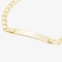 9ct Yellow Gold 7.5 Inch ID Curb Chain Bracelet SIDB-580-9Y-7.5