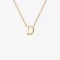 9ct Yellow Gold Mini Initial D Necklace 1.19.0153