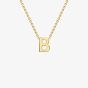 9ct Yellow Gold Mini Initial B Necklace 1.19.0151