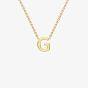 9ct Yellow Gold Mini Initial G Necklace 1.19.0156