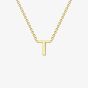 9ct Yellow Gold Mini Initial T Necklace 1.19.0169
