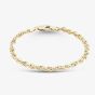 9ct Yellow Gold Prince Of Wales Chain Bracelet 10827454G